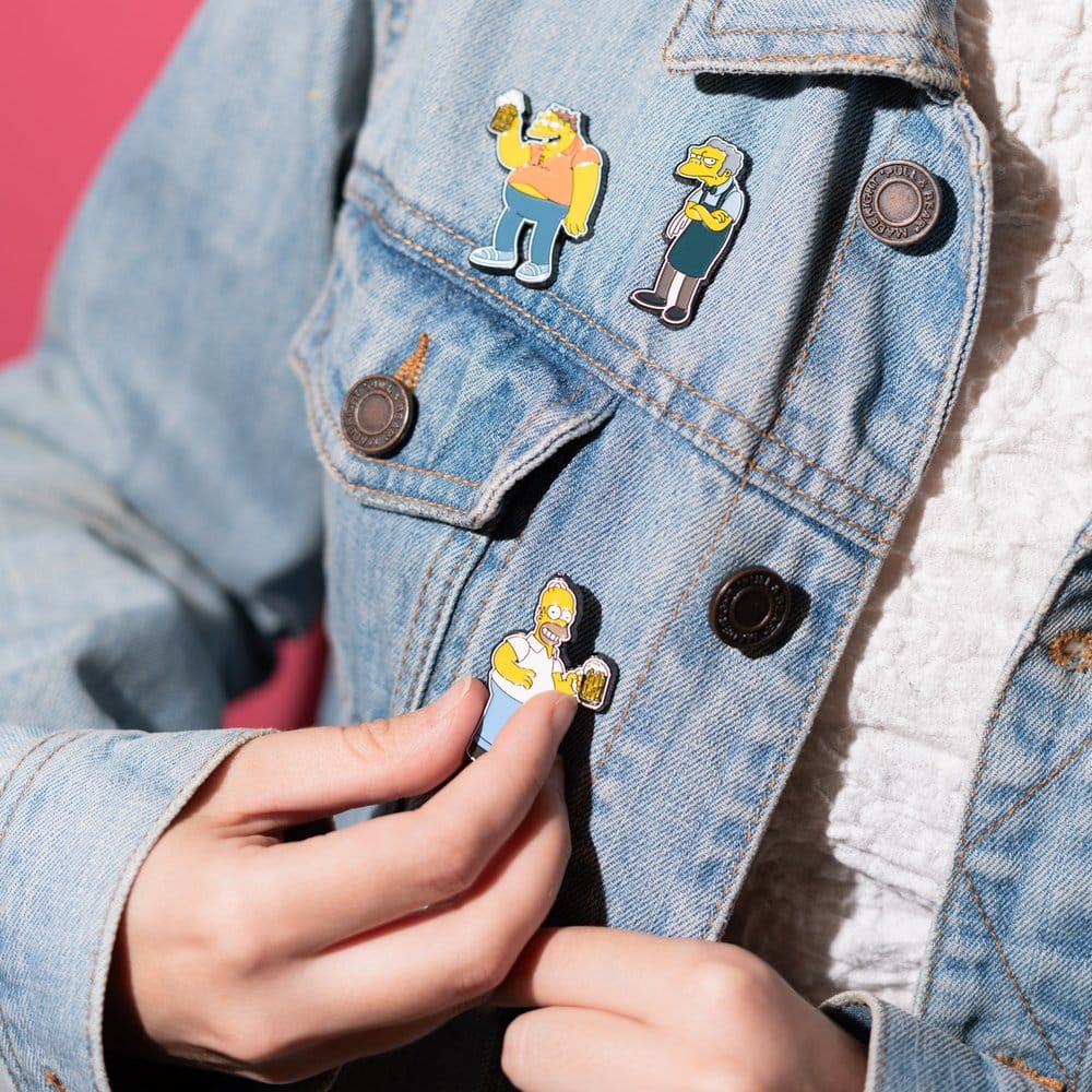 Die Simpsons Ansteck-Pins 4er Set Moe's Tavern