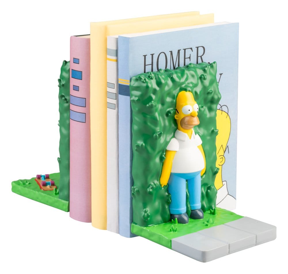 Die Simpsons  Buchstützen Homer Busch 17 cm 