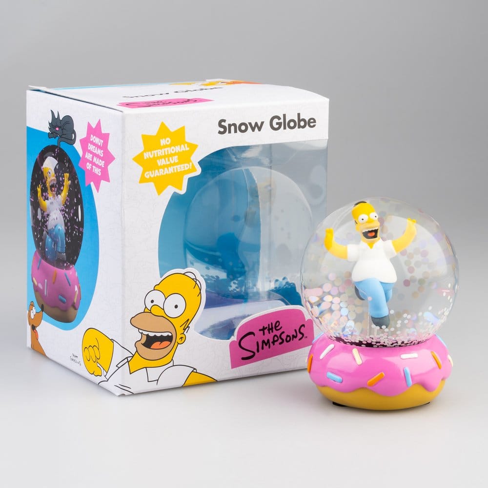 Die Simpsons Schneekugel Homer Simpson Donut 10 cm