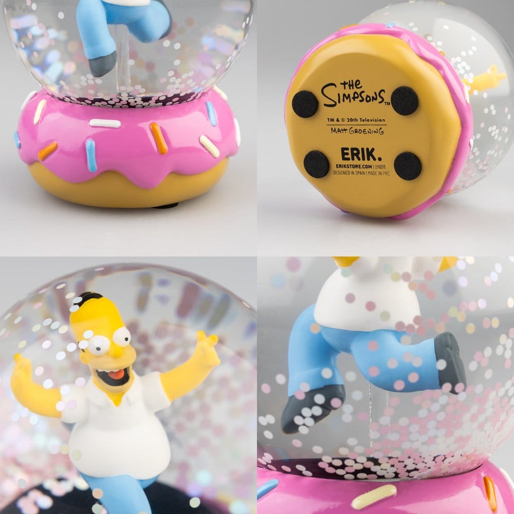 Die Simpsons Schneekugel Homer Simpson Donut 10 cm