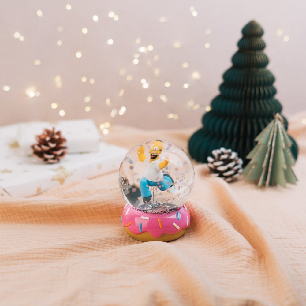 Die Simpsons Schneekugel Homer Simpson Donut 10 cm
