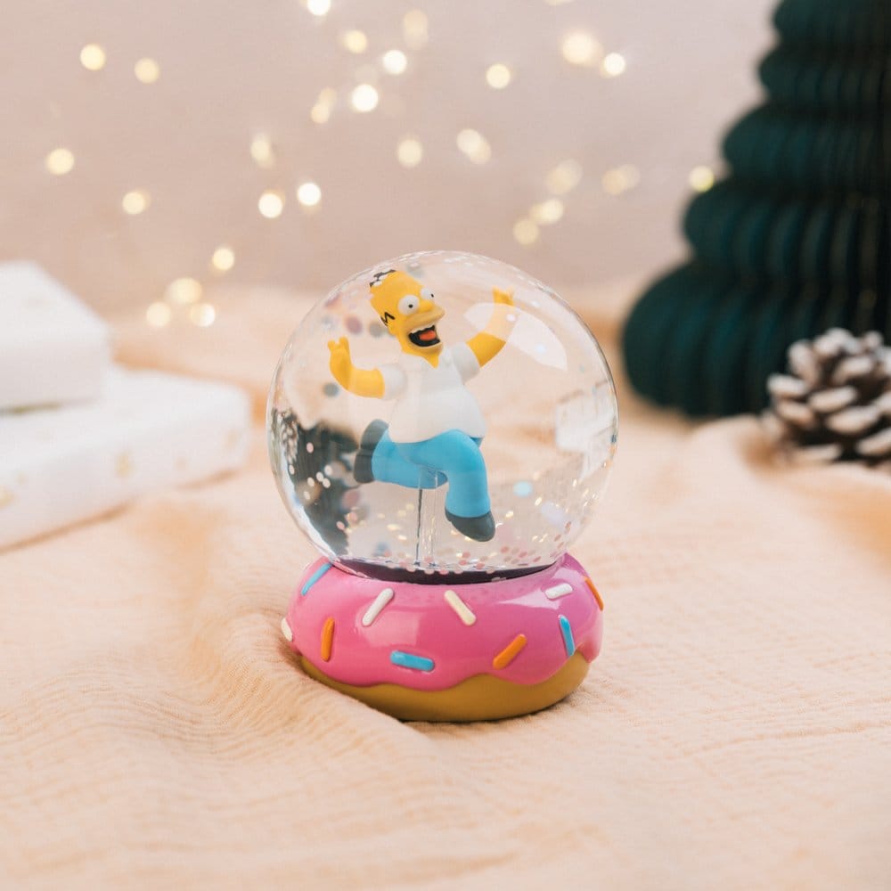 Die Simpsons Schneekugel Homer Simpson Donut 10 cm