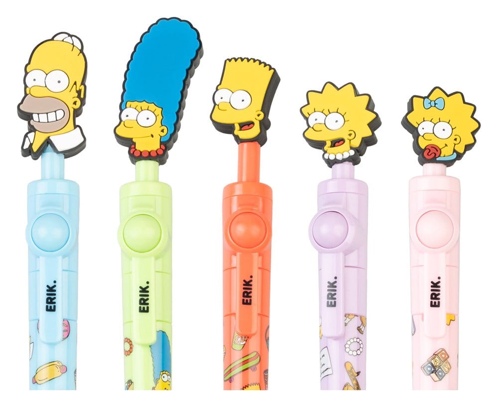 Die Simpsons Kugelschreiber mit drehbarer Deckkappe Display (25)