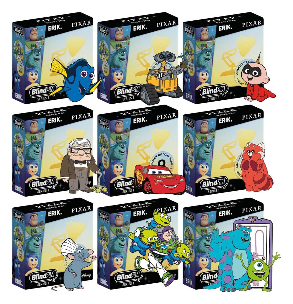 Disney Pixar Ansteck-Pins Serie 1 Display (24)