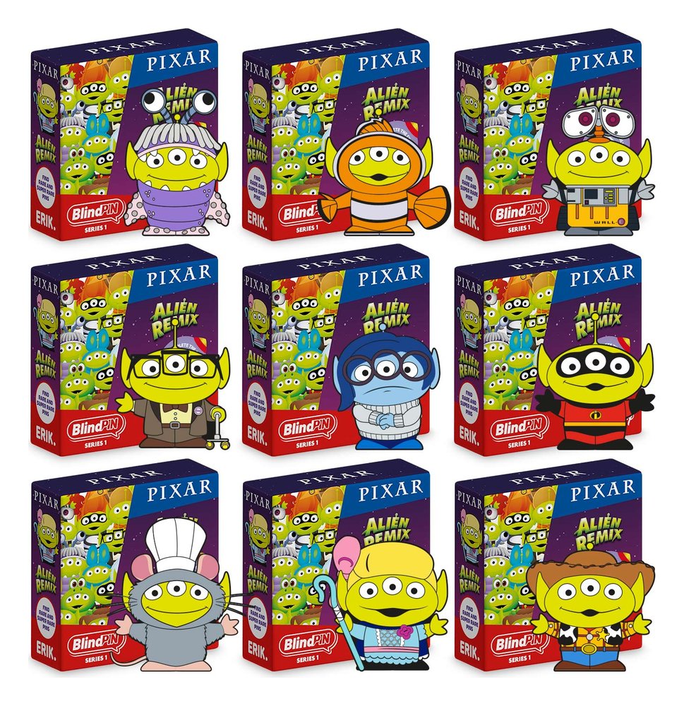 Disney Pixar Toy Story Alien Remix Ansteck-Pins Serie 1 Display (24)