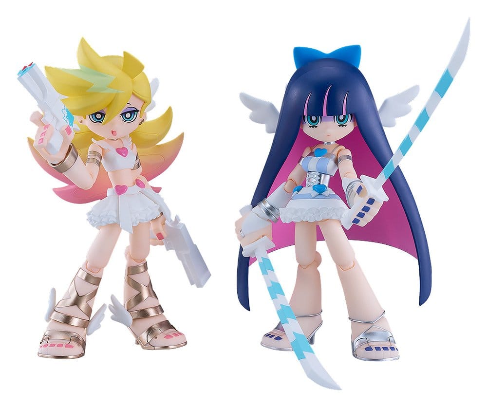 New Panty & Stocking with Garterbelt Figma Actionfiguren 2er-Pack Panty & Stocking: Angel ver. 12 cm