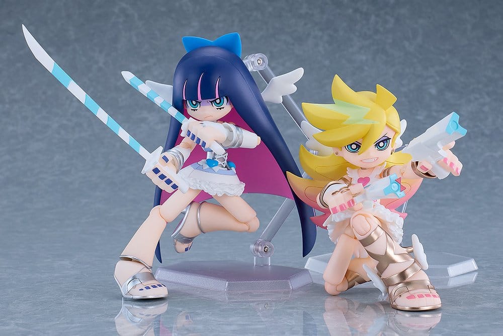 New Panty & Stocking with Garterbelt Figma Actionfiguren 2er-Pack Panty & Stocking: Angel ver. 12 cm