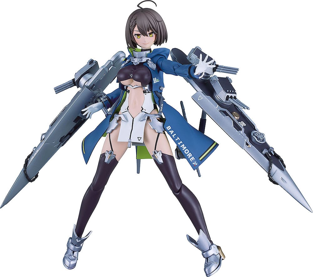 Azur Lane Modellbausatz PLAMATEA Baltimore 16 cm 
