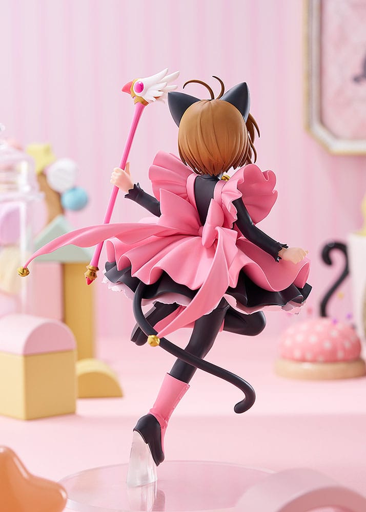 Cardcaptor Sakura Pop Up Parade PVC Statue Sakura Kinomoto: Black Cat Costume Ver. L Size 22 cm                