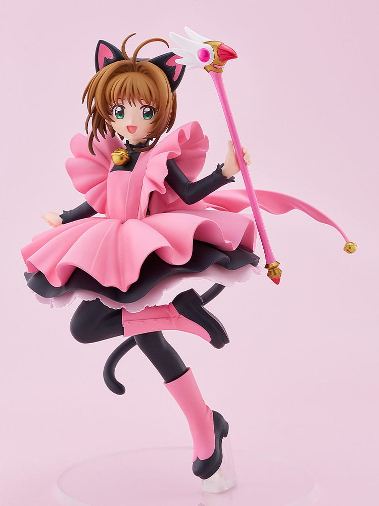 Cardcaptor Sakura Pop Up Parade PVC Statue Sakura Kinomoto: Black Cat Costume Ver. L Size 22 cm                