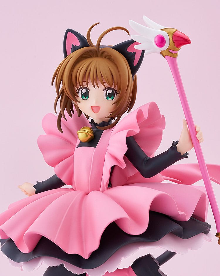 Cardcaptor Sakura Pop Up Parade PVC Statue Sakura Kinomoto: Black Cat Costume Ver. L Size 22 cm                