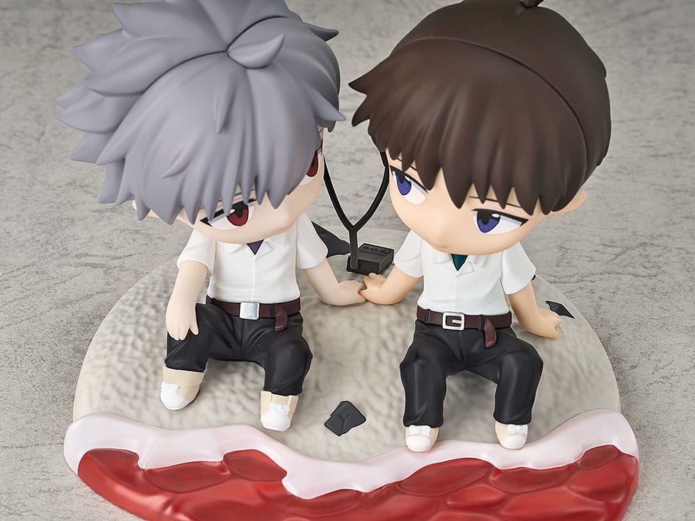 Rebuild of Evangelion Chibi Figur Shinji Ikari & Kaworu Nagisa 8 cm      