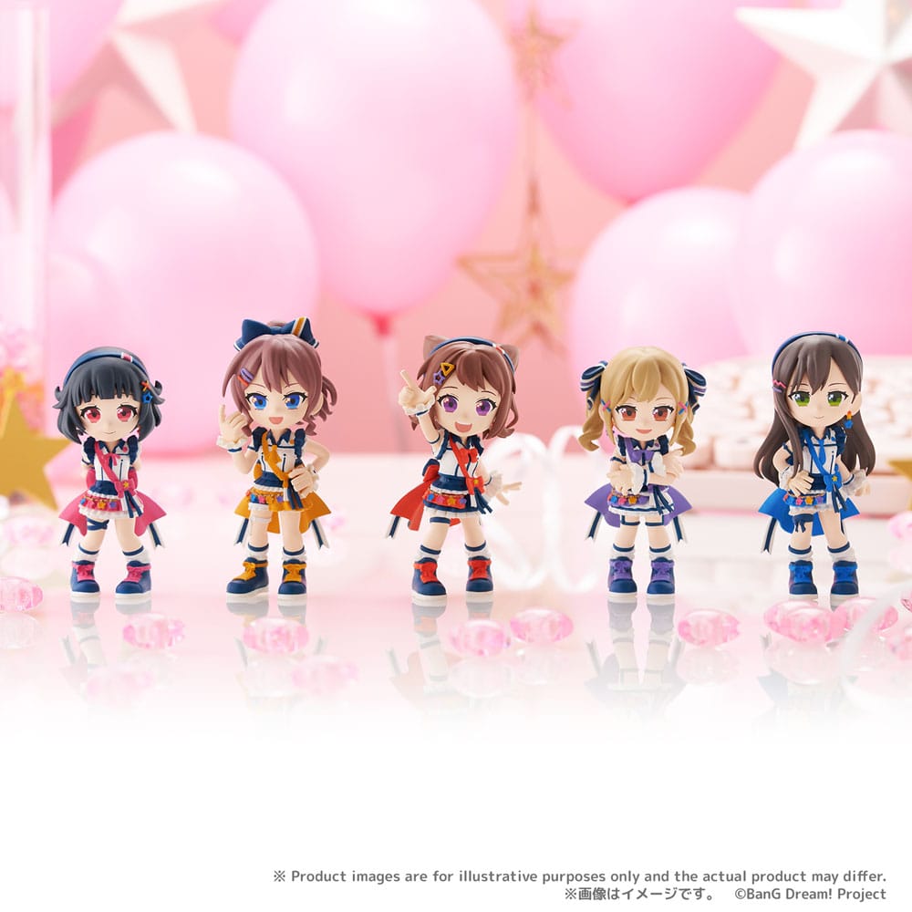 BanG Dream! Poppin'Party  PalVerse PVC Figuren 9 cm Sortiment (6) 