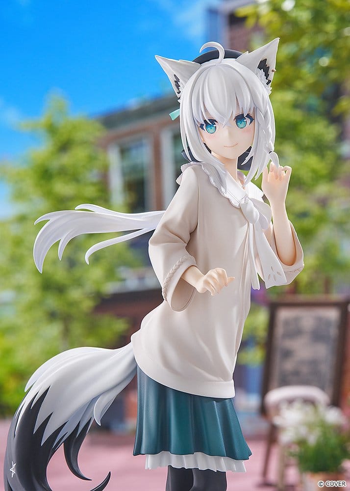 Hololive Production G.S. Collection PVC Figur 1/7 Shirakami Fubuki: Date Style - Casual Outfit Ver. 22 cm
