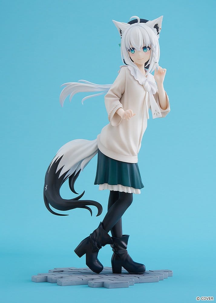 Hololive Production G.S. Collection PVC Figur 1/7 Shirakami Fubuki: Date Style - Casual Outfit Ver. 22 cm