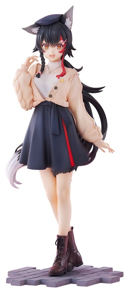 Hololive Production G.S. Collection PVC Figur 1/7 Ookami Mio Date Style - Street Outfit Ver. 24 cm