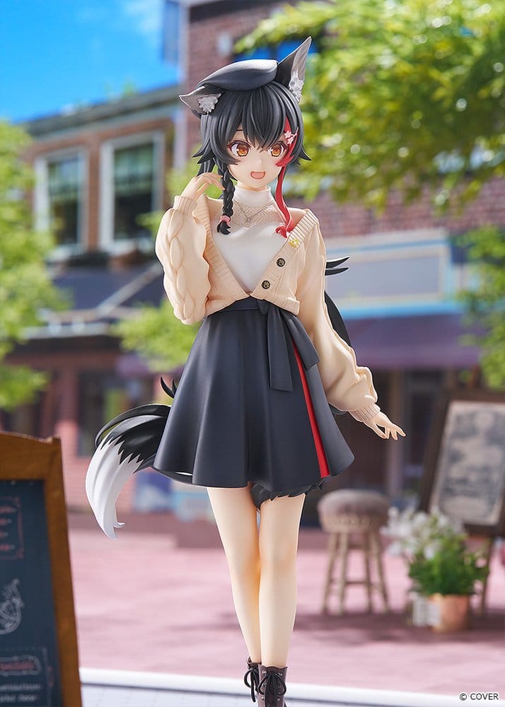 Hololive Production G.S. Collection PVC Figur 1/7 Ookami Mio Date Style - Street Outfit Ver. 24 cm