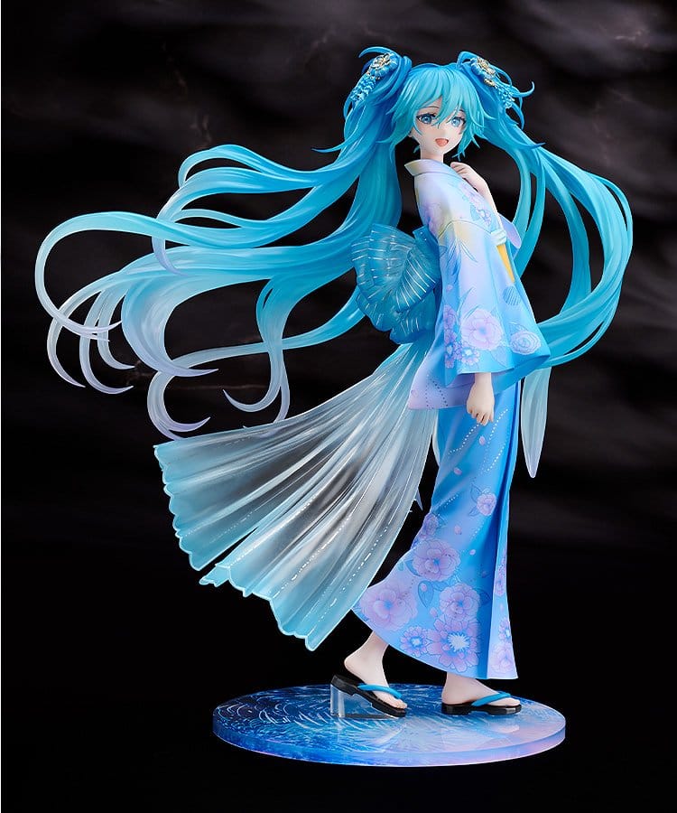 Character Vocal Series 01: Hatsune Miku PVC Figur 1/7 Music & Fire Works Ver. 23 cm