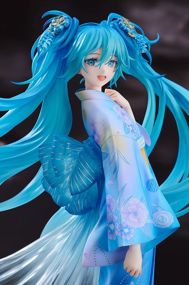 Character Vocal Series 01: Hatsune Miku PVC Figur 1/7 Music & Fire Works Ver. 23 cm