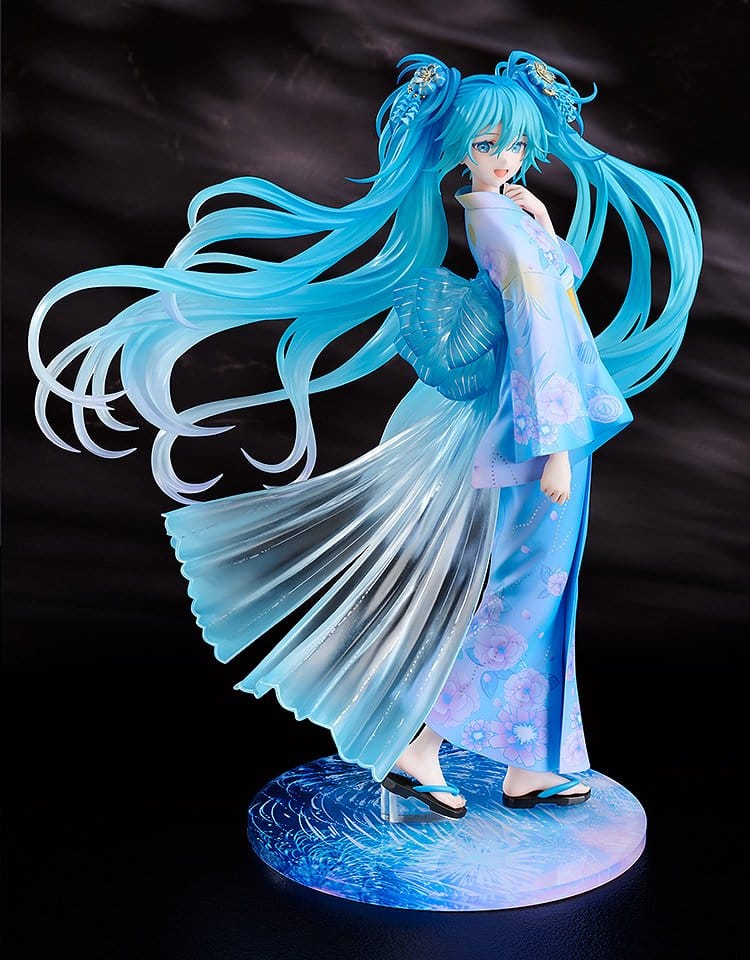 Character Vocal Series 01: Hatsune Miku PVC Figur 1/7 Music & Fire Works Ver. 23 cm