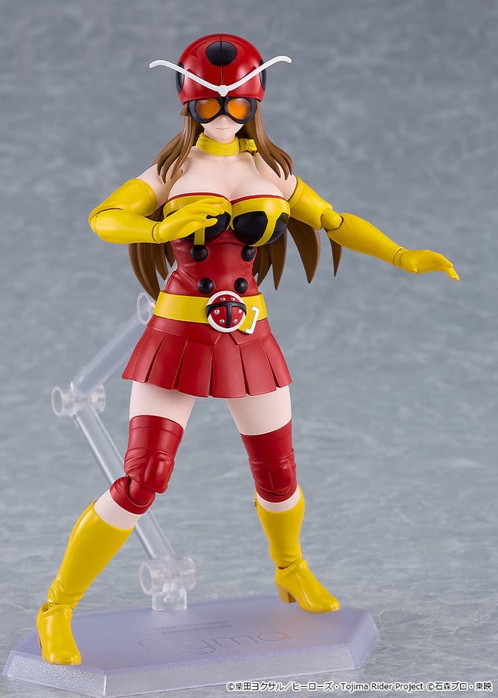 Tojima Wants to Be a Kamen Rider Figma Actionfigur Yuriko Okada (Electro-Wave Human Tackle Ver.) 14 cm
