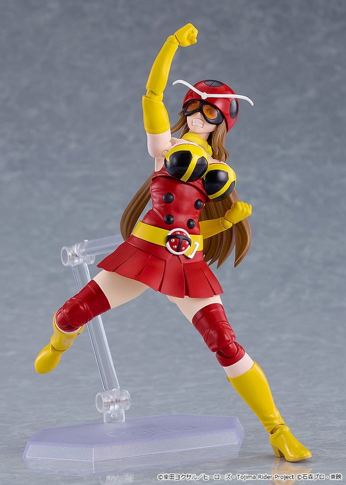Tojima Wants to Be a Kamen Rider Figma Actionfigur Yuriko Okada (Electro-Wave Human Tackle Ver.) 14 cm