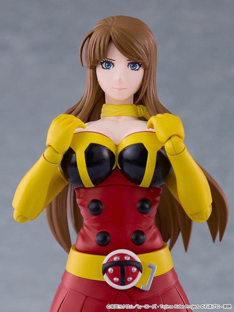 Tojima Wants to Be a Kamen Rider Figma Actionfigur Yuriko Okada (Electro-Wave Human Tackle Ver.) 14 cm