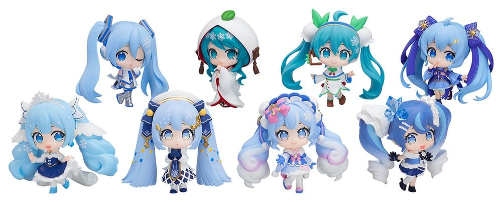 Character Vocal Series 01: Hatsune Miku Minifigur Snow Miku All Stars Figure Collection Vol. 2 8 cm Blind Box Sortiment (8)