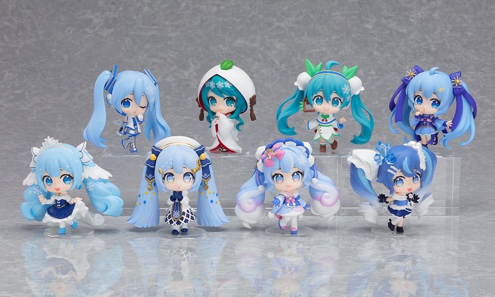 Character Vocal Series 01: Hatsune Miku Minifigur Snow Miku All Stars Figure Collection Vol. 2 8 cm Blind Box Sortiment (8)