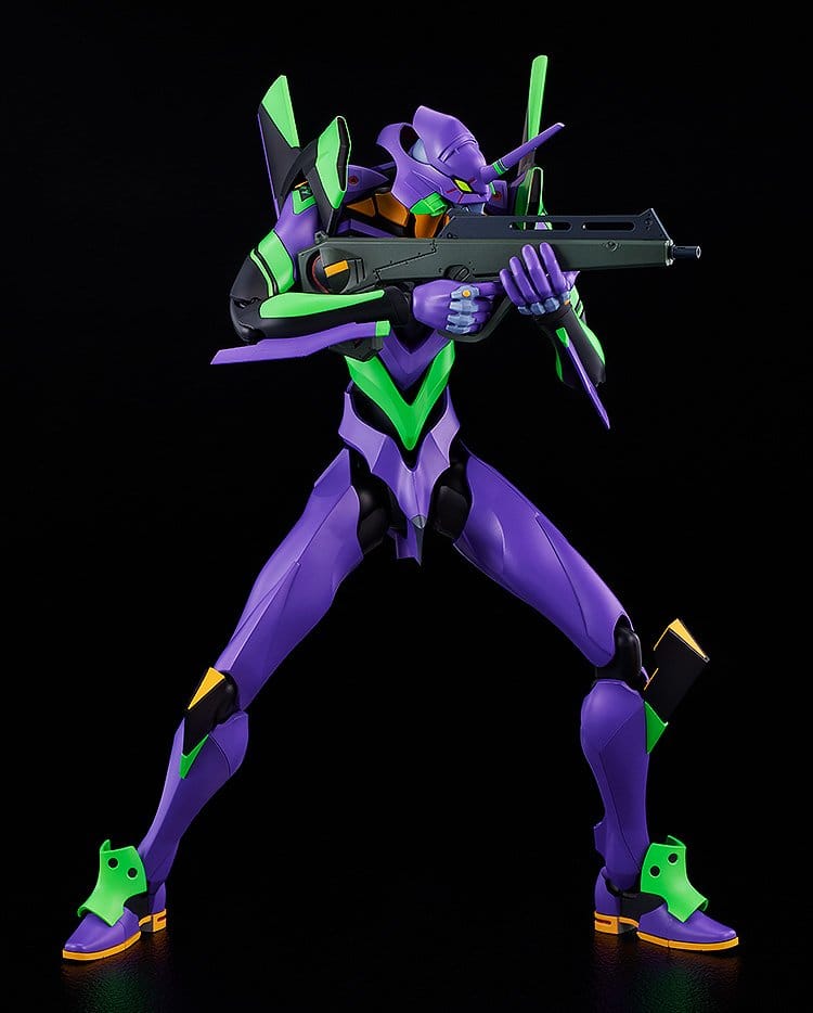 Rebuild of Evangelion Moderoid Plastic Model Kit DX-SCALE Evangelion Test Type-01 Luminous Set Edition 26 cm