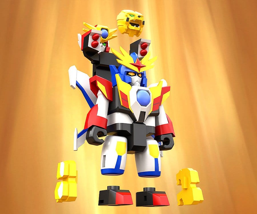 The Brave Fighter of Legend Da-Garn Brickroid Actionfigur Ga-Orn (Animal Mode) 2 cm