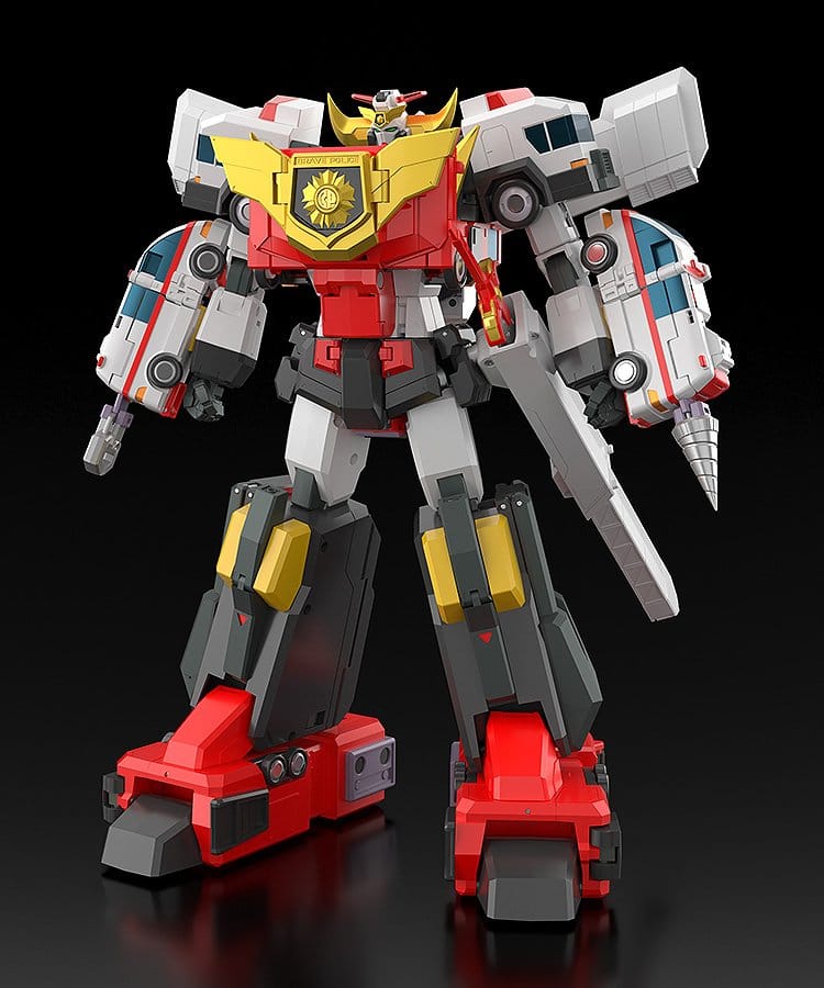 Brave Police J-Decker Actionfigur The Gattai Duke Fire 25 cm