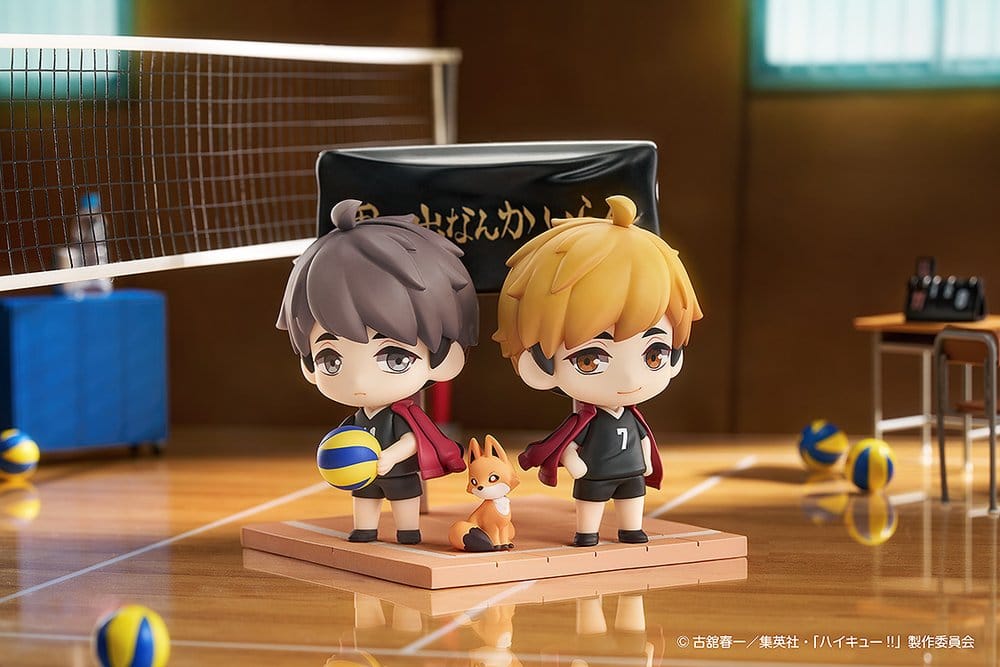 Haikyu!! Qset+ Minifiguren 2er-Pack Atsumu Miya & Osamu Miya 8 cm