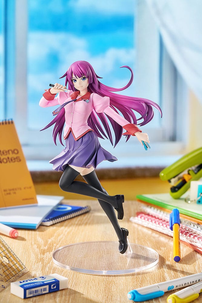 Monogatari Series Pop Up Parade PVC Statue Hitagi Senjyogahara L Size 23 cm                 