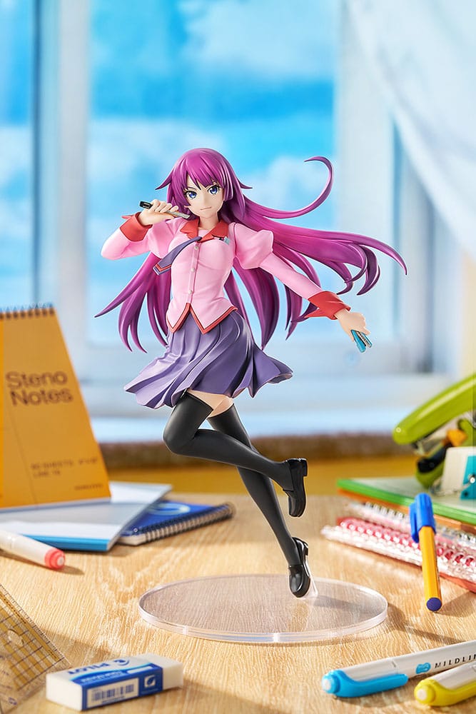 Monogatari Series Pop Up Parade PVC Statue Hitagi Senjyogahara L Size 23 cm                 
