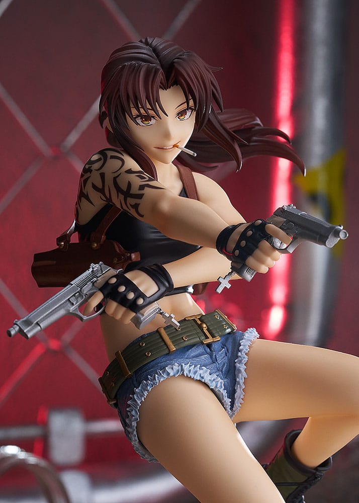 Black Lagoon Pop Up Parade PVC Statue Revy L Size 21 cm                 
