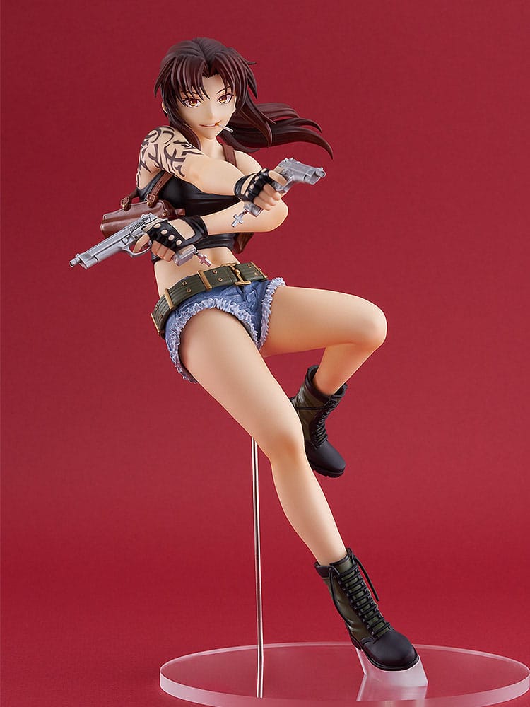 Black Lagoon Pop Up Parade PVC Statue Revy L Size 21 cm                 