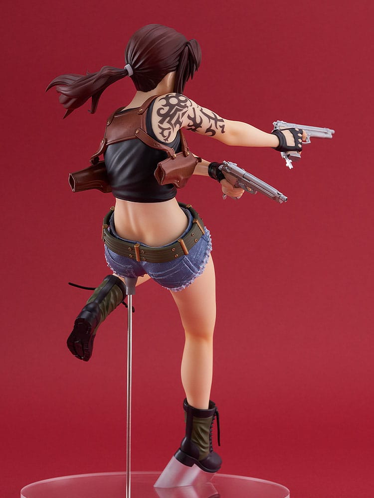 Black Lagoon Pop Up Parade PVC Statue Revy L Size 21 cm                 