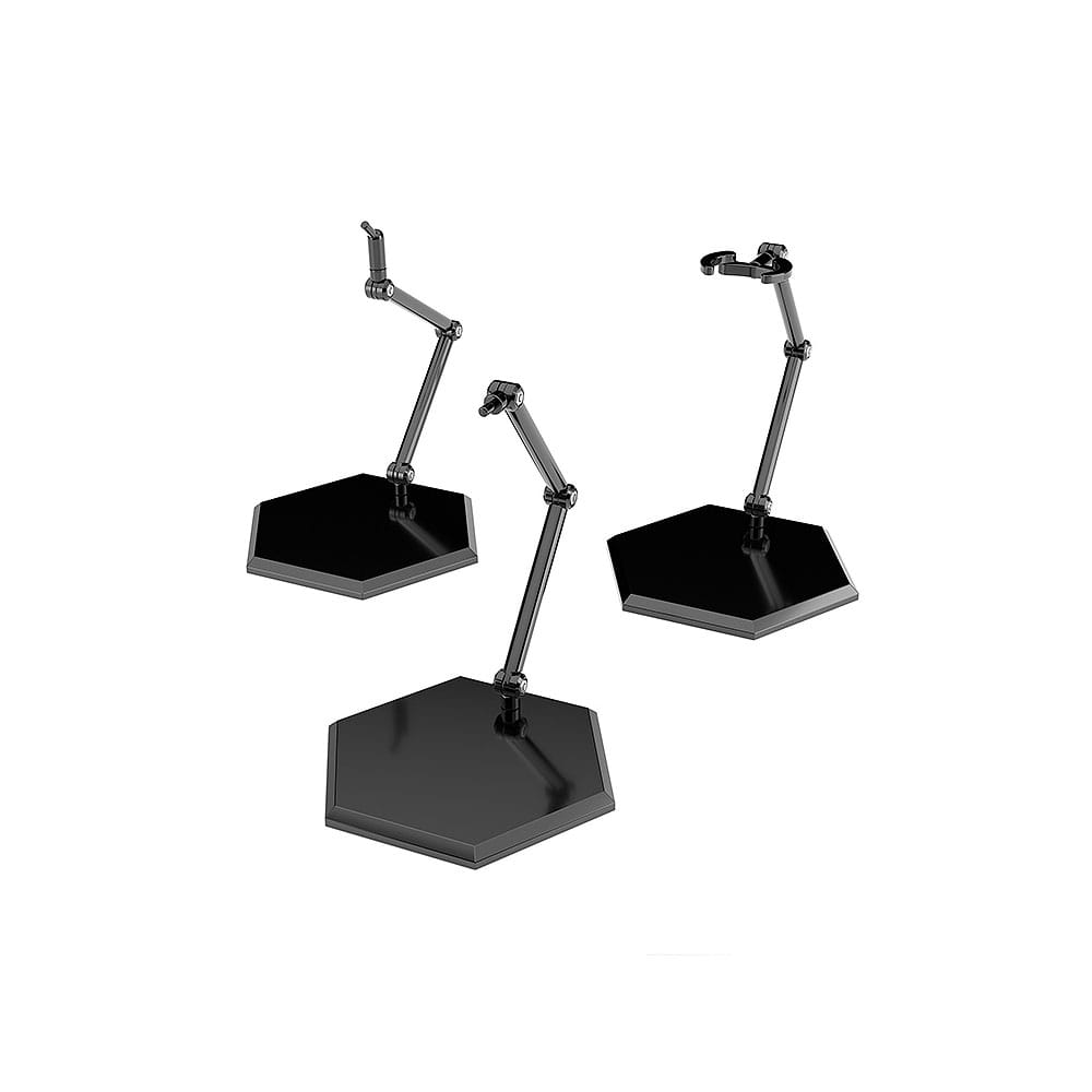 The Simple Stand Mini Nendoroid More Figurenständer Black Hex Type 3er-Pack 