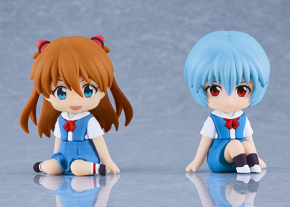 Rebuild of Evangelion Rubber Mascot Nendroid Plus Minifigur Asuka Shikinami Langley 8 cm  