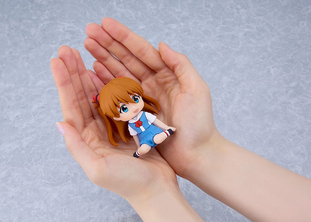 Rebuild of Evangelion Rubber Mascot Nendroid Plus Minifigur Asuka Shikinami Langley 8 cm  