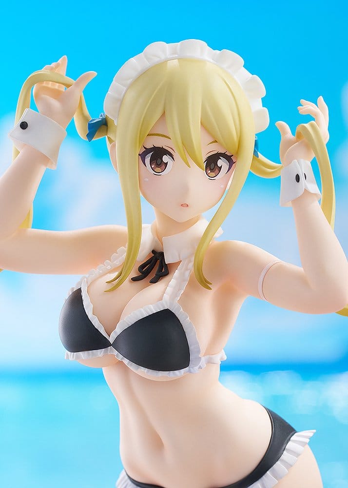 Fairy Tail 100 Years Quest Beach Queens Pop Up Parade PVC Statue Lucy Heartfilia: Virgo Form Swimsuit Ver. L Size 23 cm 