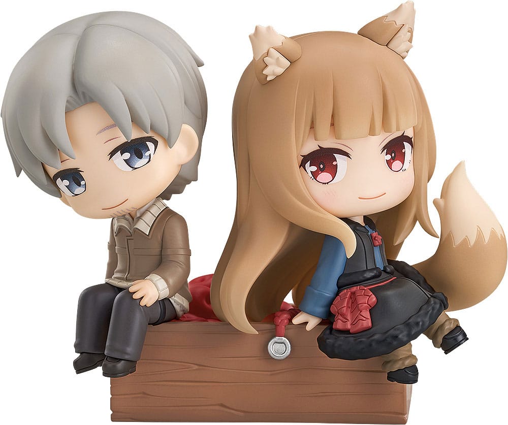Spice and Wolf: Merchant Meets the Wise Wolf Mini Memory Minifigur Lawrence & Holo 8 cm