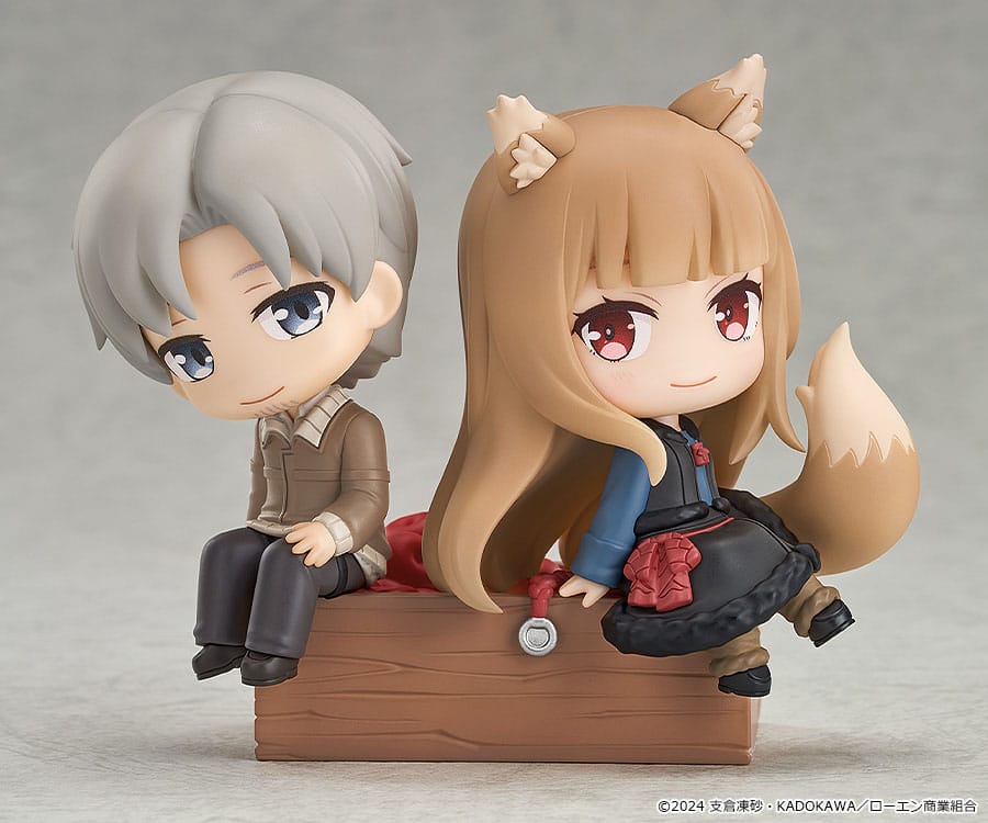 Spice and Wolf: Merchant Meets the Wise Wolf Mini Memory Minifigur Lawrence & Holo 8 cm