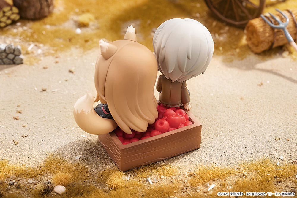 Spice and Wolf: Merchant Meets the Wise Wolf Mini Memory Minifigur Lawrence & Holo 8 cm