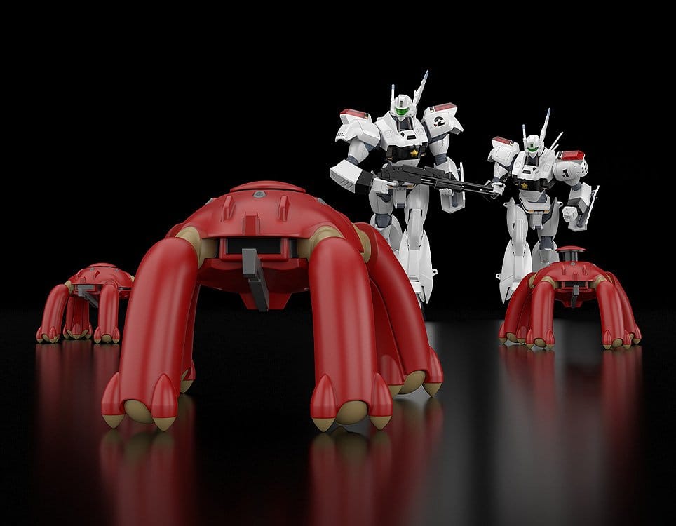 Mobile Police Patlabor Moderoid Model Kits HL-98 Hercules 21 & ASV99 Boxer: Alternate Ver. & Cardia Set  