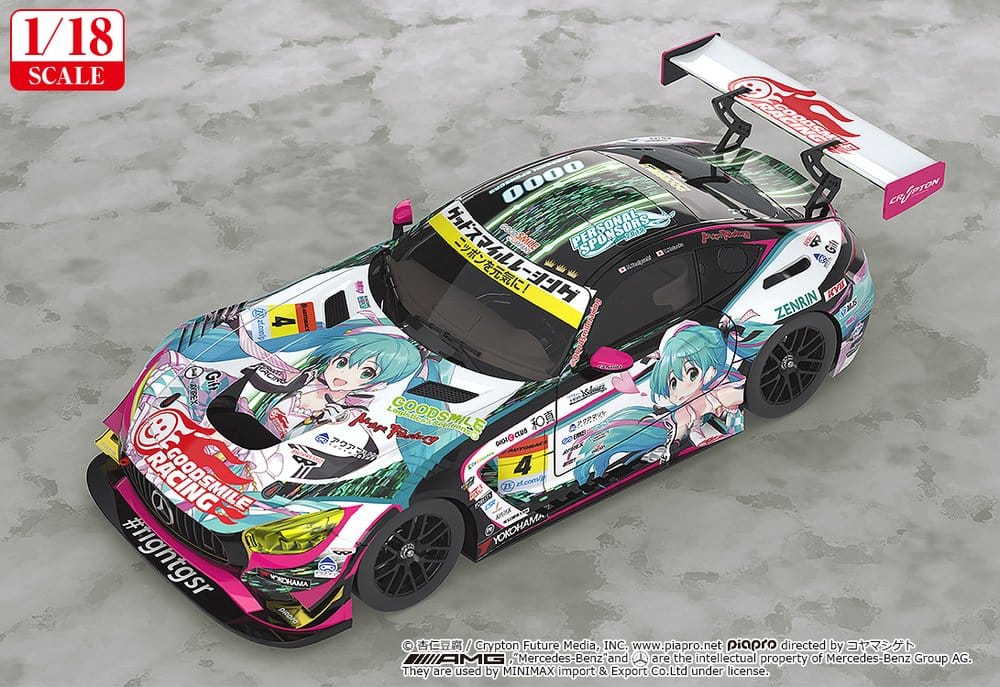 Hatsune Miku GT Project Fahrzeug 1/18 Good Smile Hatsune Miku AMG 2019 Ver. 26 cm