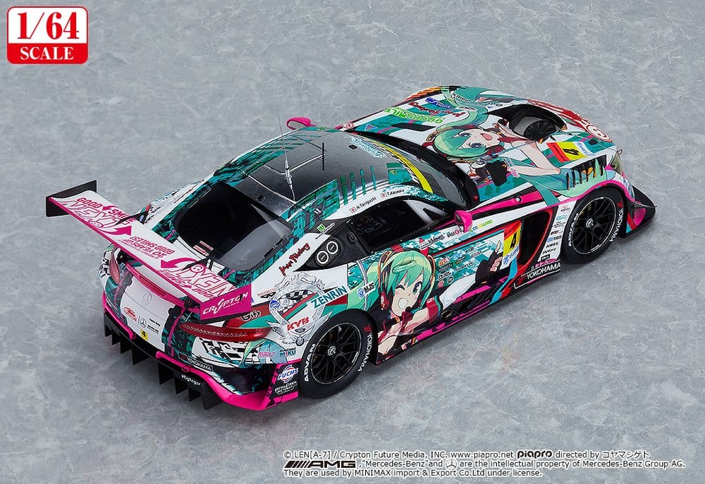 Hatsune Miku GT Project Fahrzeug 1/64 Hatsune Miku AMG 2020 SUPER GT Ver. 7 cm