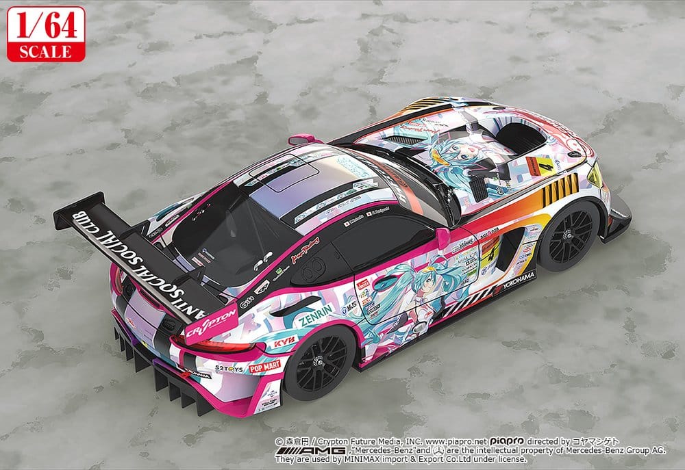 Hatsune Miku GT Project Fahrzeug 1/64 Hatsune Miku AMG 2021 SUPER GT Round 5 Ver. 7 cm