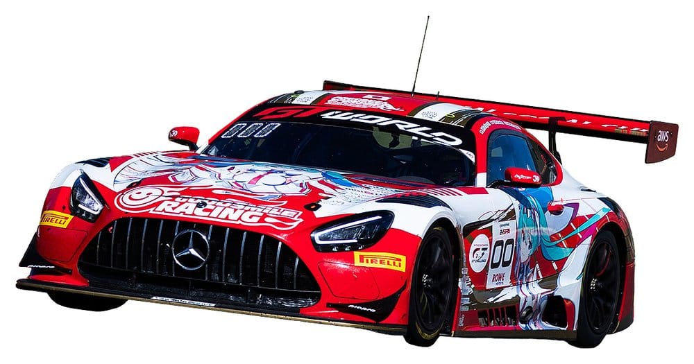 Hatsune Miku GT Project Fahrzeug 1/43 Hatsune Miku: AMG 2025 Spa 24H Ver. 11 cm